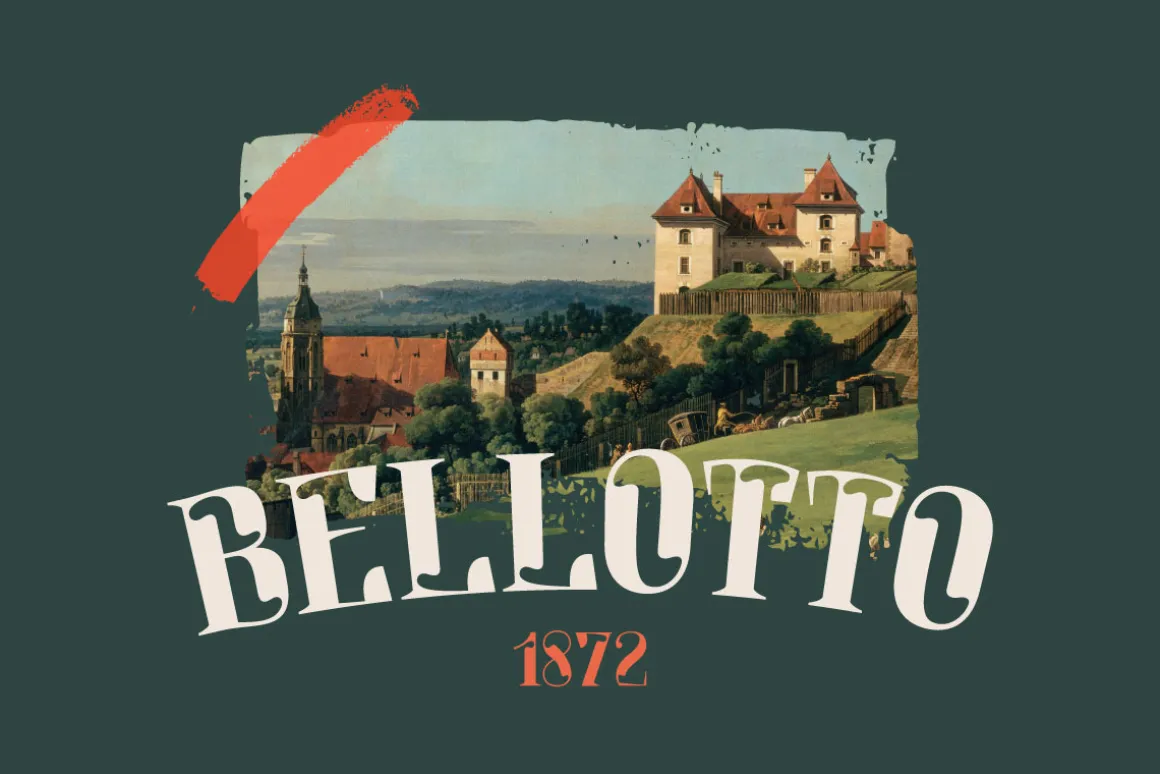 Silvery renaissance serif font