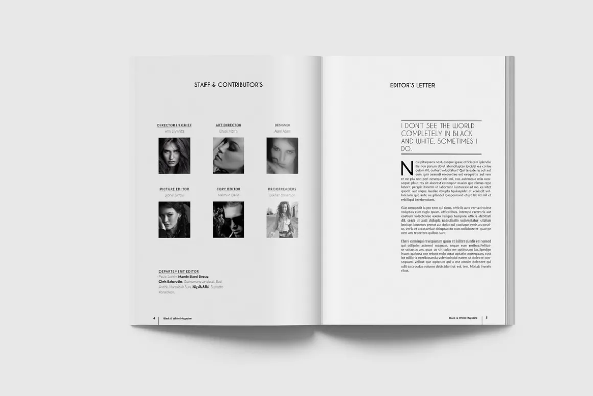 Simple & Clean Magazine Template III