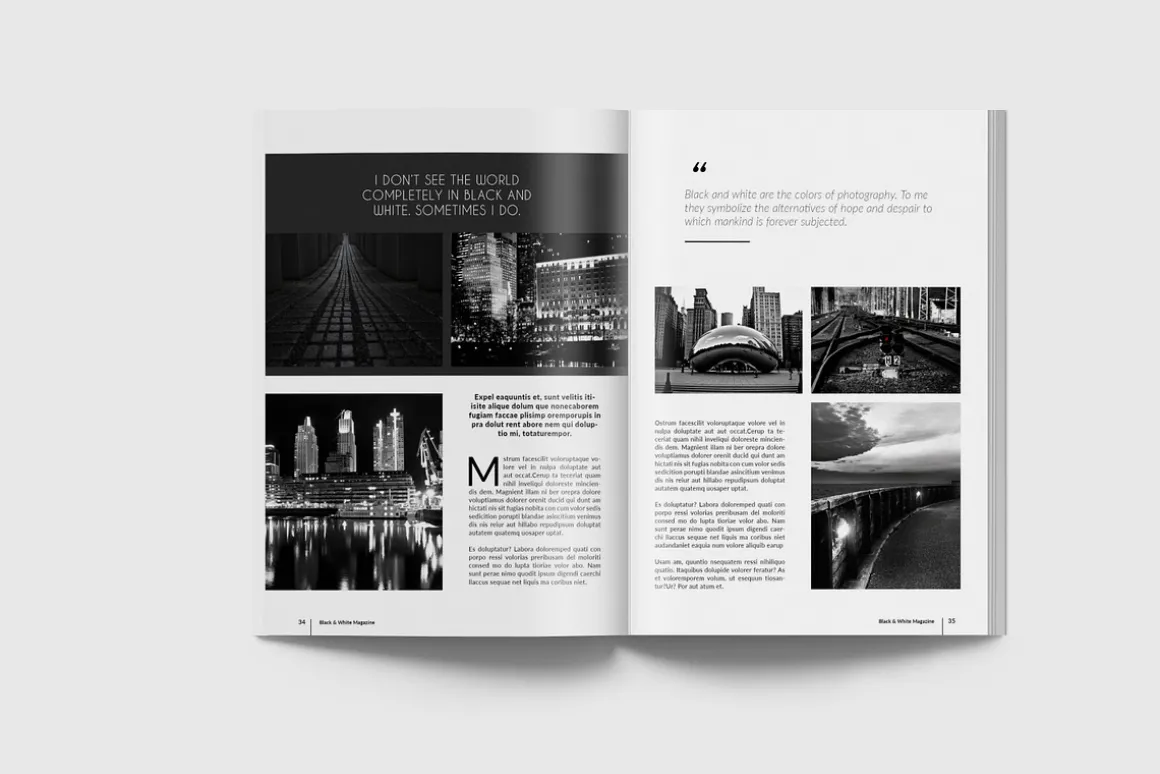 Simple & Clean Magazine Template III