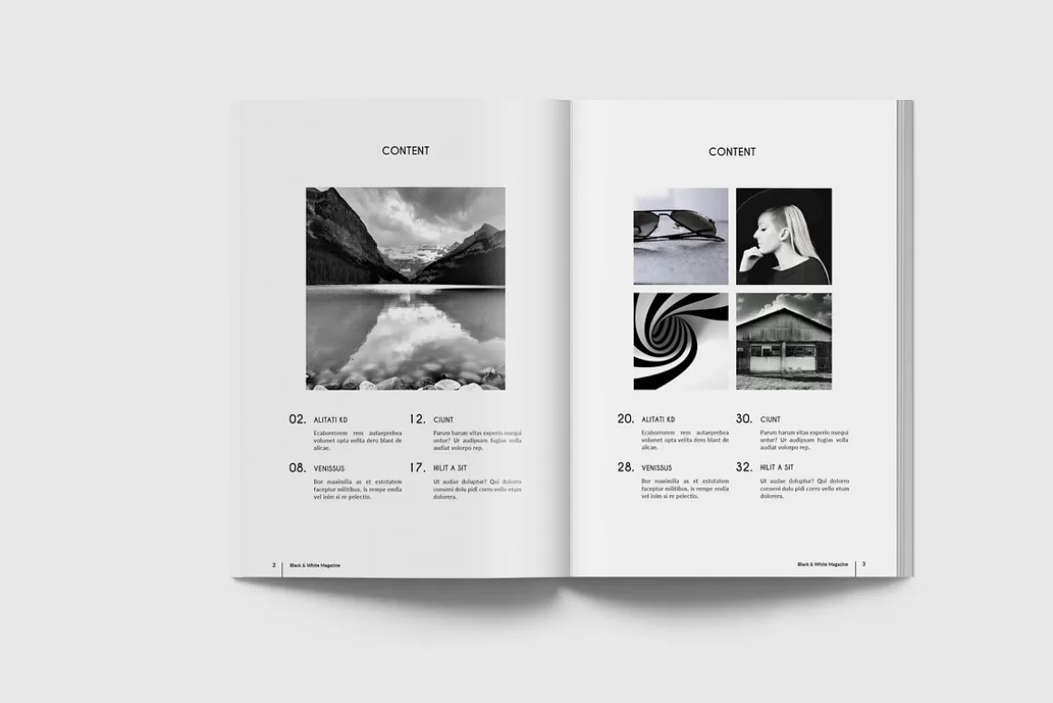 Simple & Clean Magazine Template III