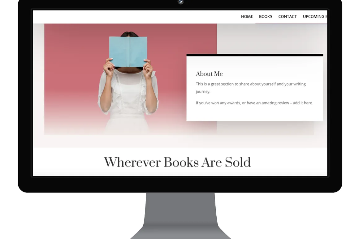 Simple and Easy Author Website