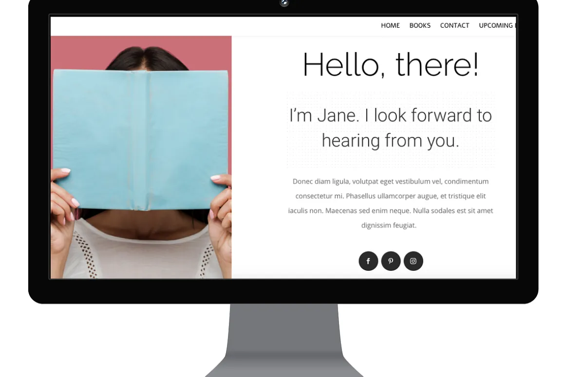Simple and Easy Author Website