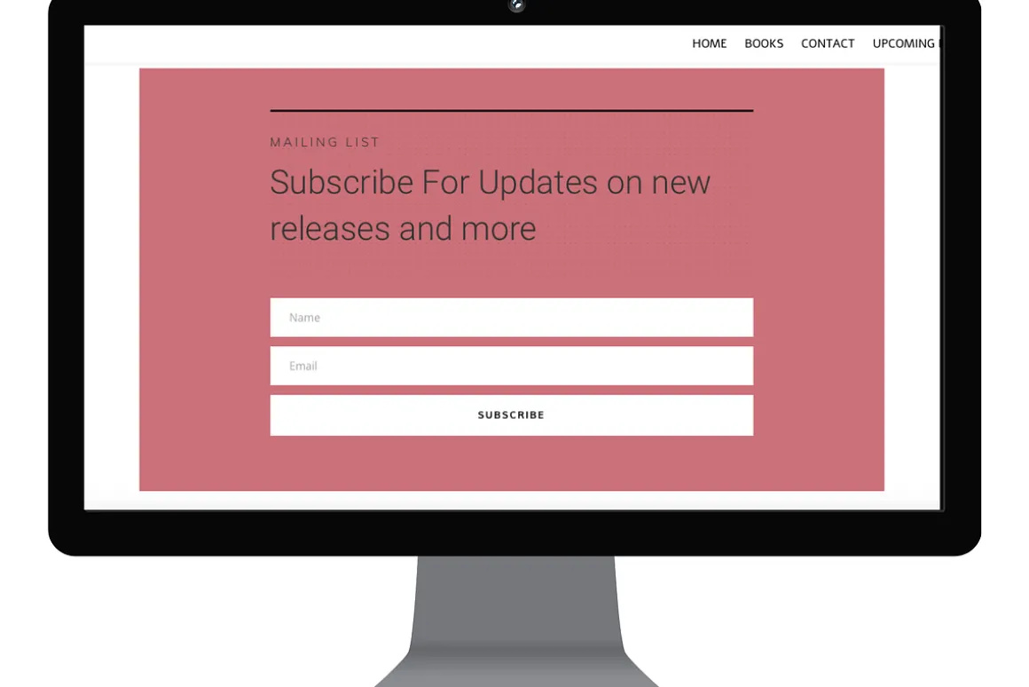 Simple and Easy Author Website