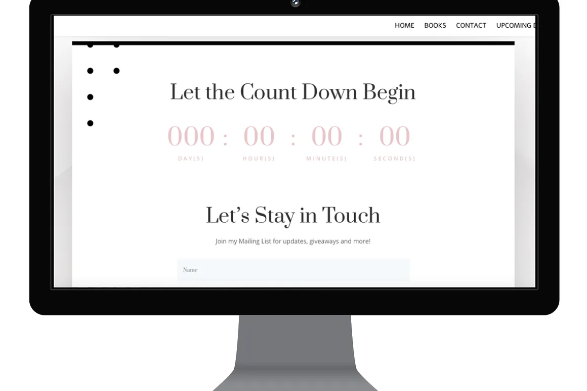 Simple and Easy Author Website