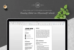 Simple Minimalistic Resume Template