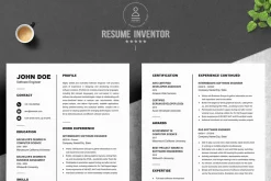 Simple Minimalistic Resume Template