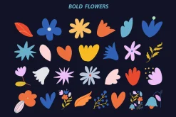 Simple Bold Flowers Collection