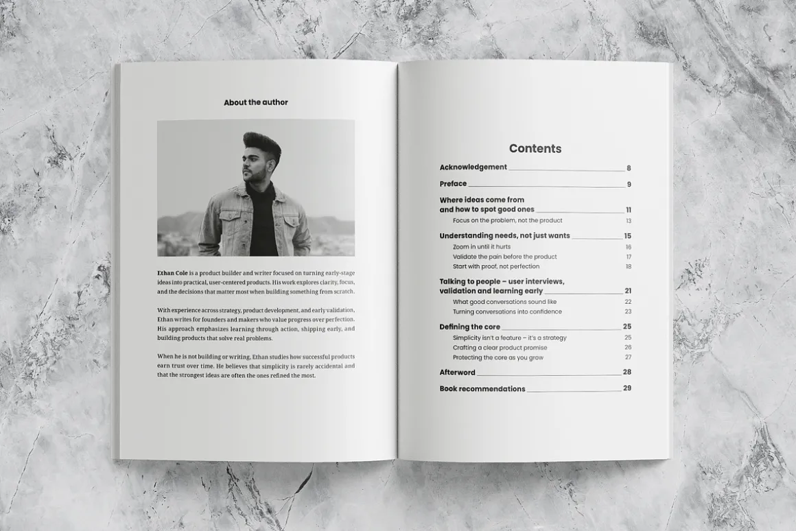 Simple Book Template