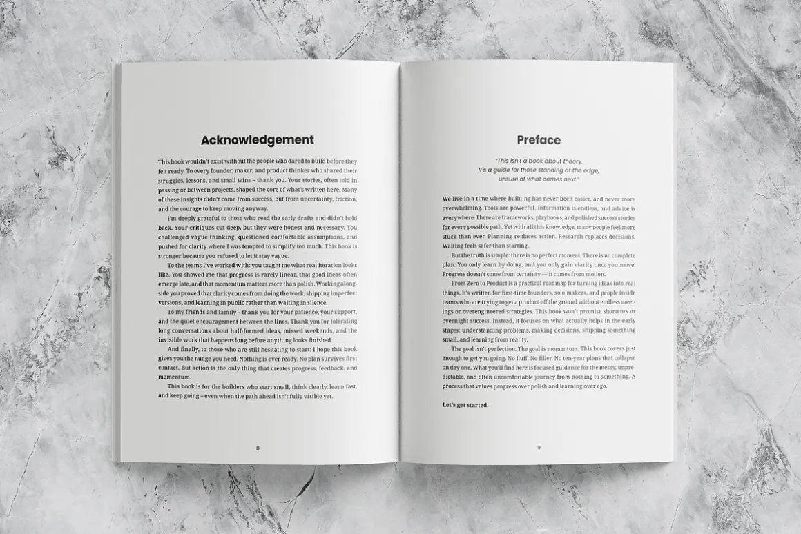 Simple Book Template