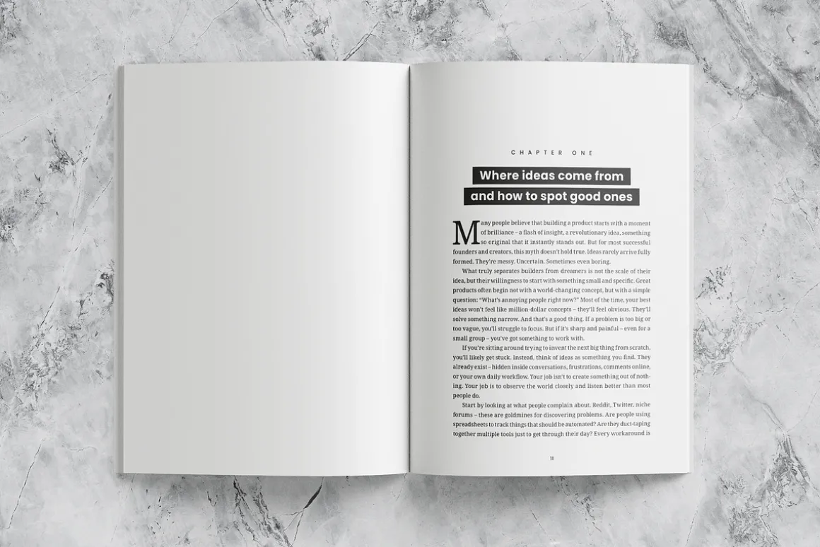 Simple Book Template