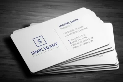 Simple Minimal Business Cards