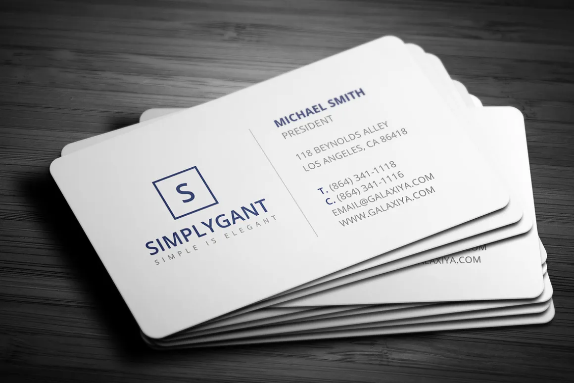 Simple Minimal Business Cards