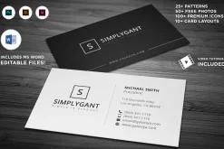 Simple Minimal Business Cards