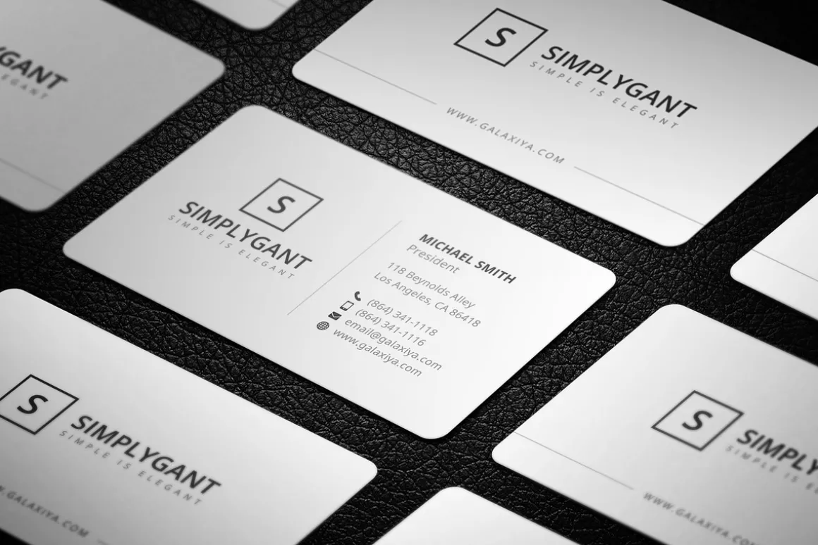 Simple Minimal Business Cards