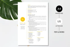 Simple Resume / CV / Cover Letter