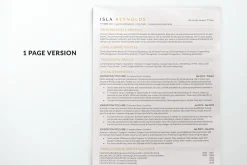 Simple Resume Template ATS Friendly