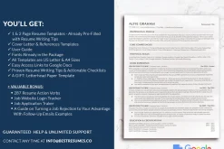 Simple Resume Template Google Docs
