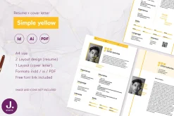 Simple yellow - Resume collection