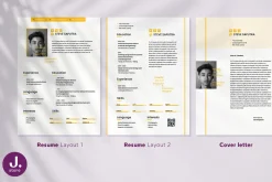 Simple yellow - Resume collection