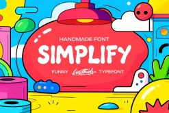 Simplify - Rounded Handmade Font