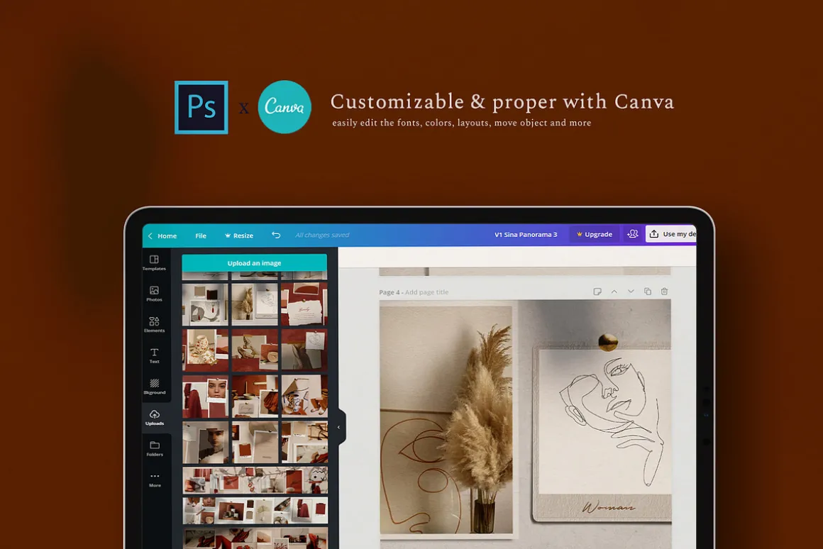 Sina Carousel Instagram Post CANVA