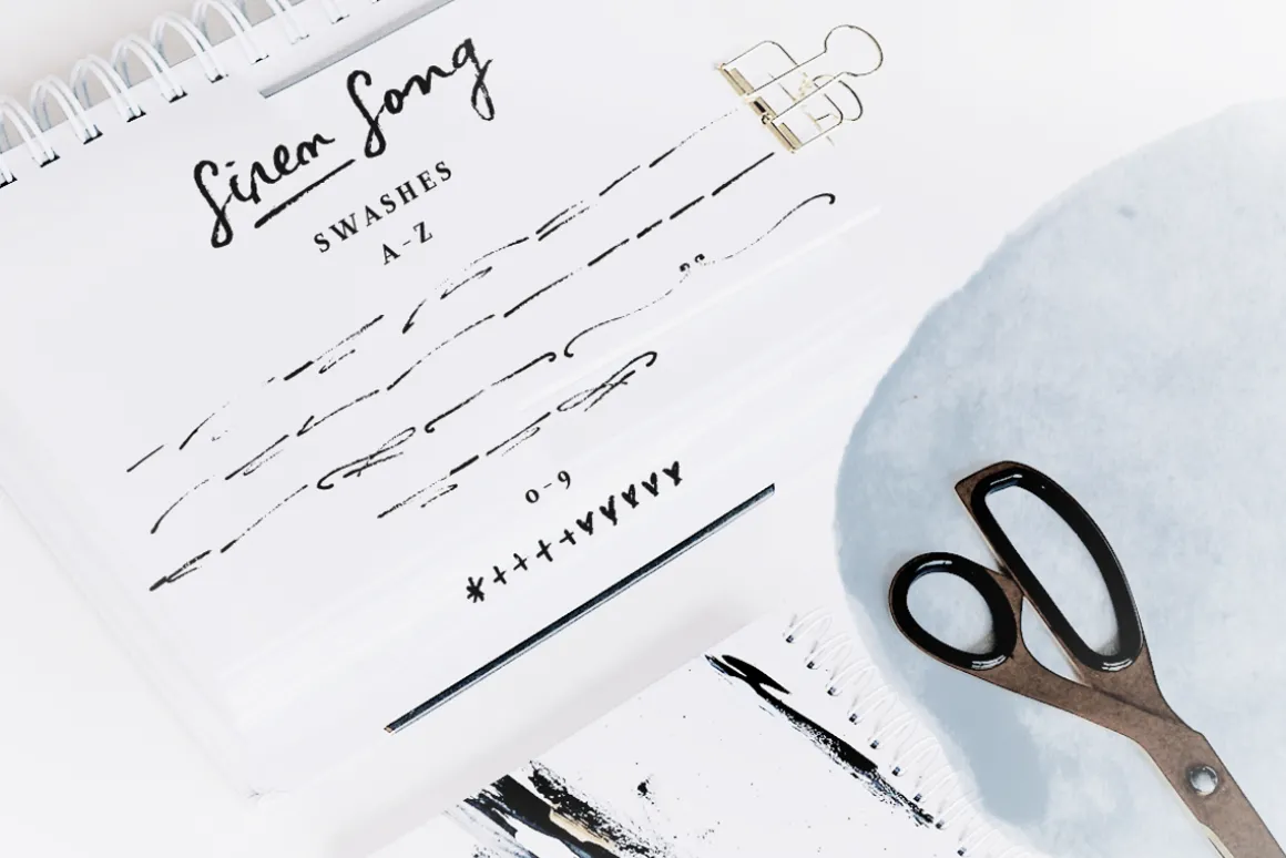 Siren Song font and texture pack