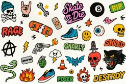 Skate or Break | 200+ Sticker Set