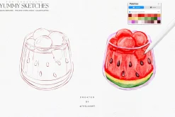 Sketches & Color Palettes Procreate