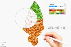 Sketches & Color Palettes Procreate