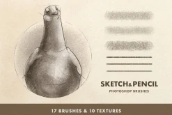Sketch & Pencil Photoshop Brushes