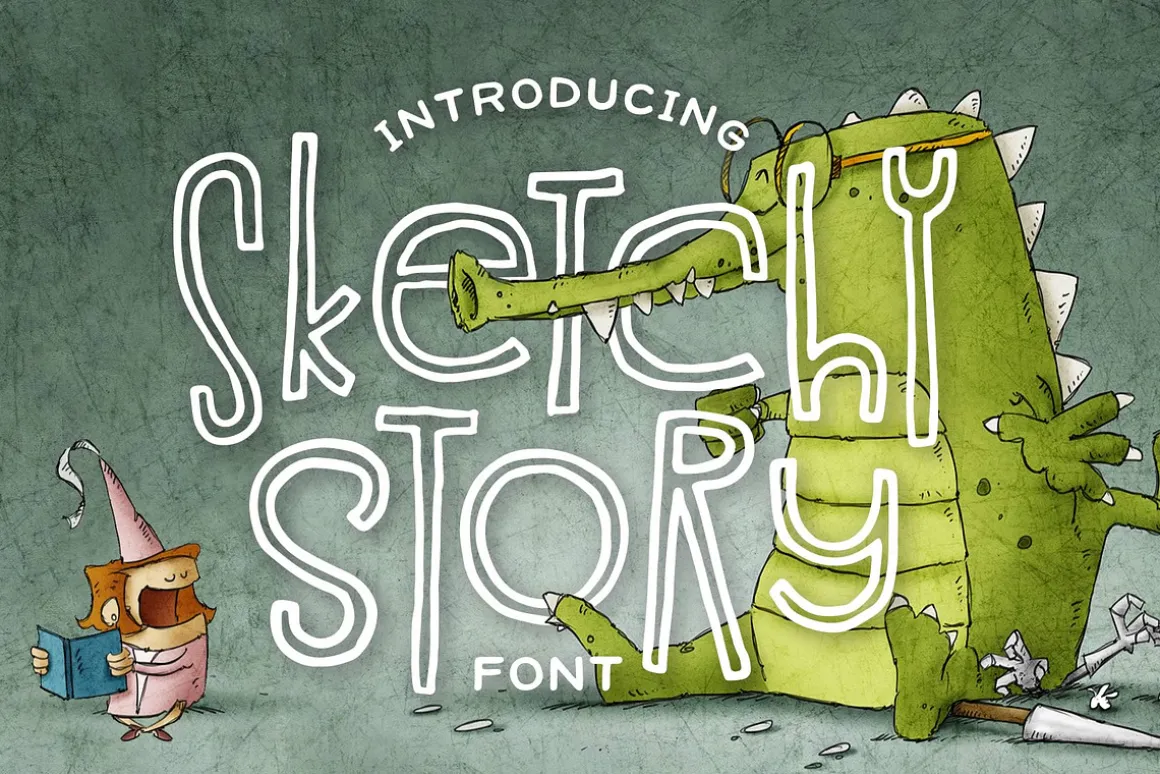 Sketchy Story Font