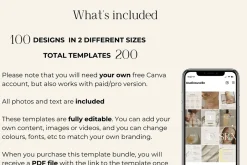 SKINCARE Canva templates