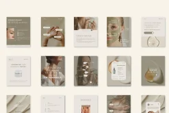 SKINCARE Canva templates