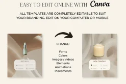 SKINCARE Canva templates