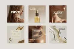 400 Skincare Instagram Templates