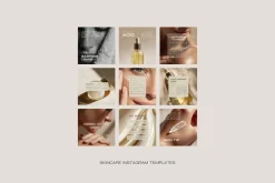 400 Skincare Instagram Templates