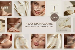 400 Skincare Instagram Templates