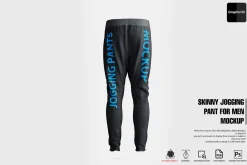 Skinny Jogging Pant for Men Mockups