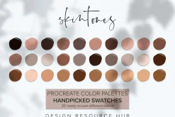 Skintones 2 Procreate Palette