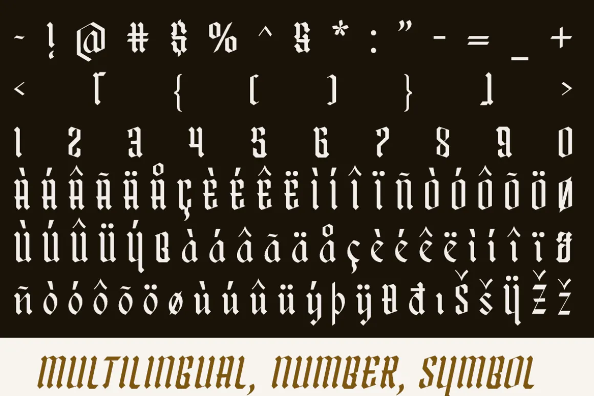Skullines - Blackletter Display Font