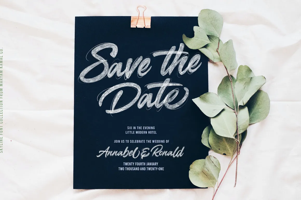 Skyline Script Font Collection