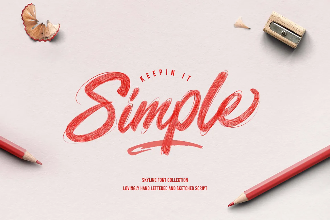 Skyline Script Font Collection