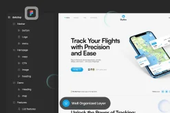 SkyNav - Mobile App Landing Page