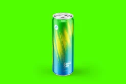 Sleek 355ml Aluminium Can Mockup