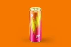 Sleek 355ml Aluminium Can Mockup
