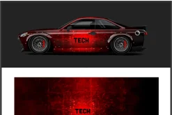 Sleek Racing Car Graphics Pack
