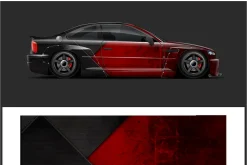 Sleek Racing Car Graphics Pack