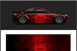 Sleek Racing Car Graphics Pack