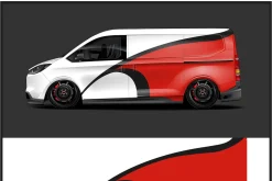 Sleek Van Wrap Design