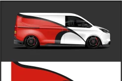 Sleek Van Wrap Design